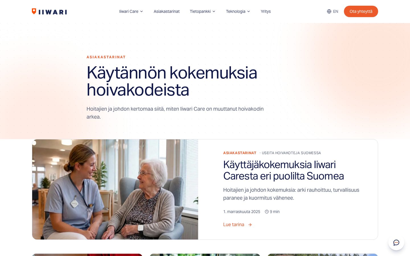 iiwari.com asiakastarinat